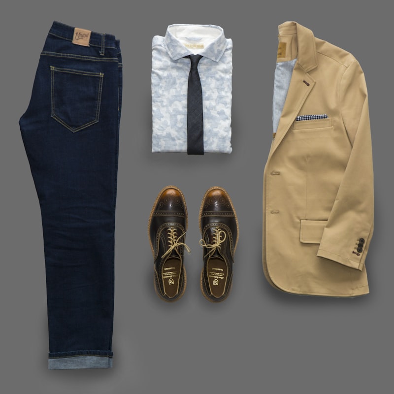 Look masculino completo montado pela equipe